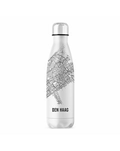 IZY Bottles drinkfles 500 ml Map of Den Haag rvs