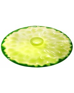 Charles Viancin Citrus Limoen deksel ø 15 cm silicone groen