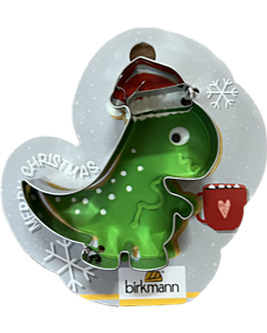 Birkmann Kerst Kerst dinosaurus uitsteekvorm 6 cm rvs