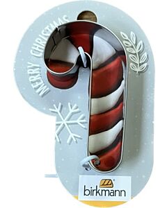 Birkmann Kerst Candy Cane uitsteekvorm 7 cm rvs
