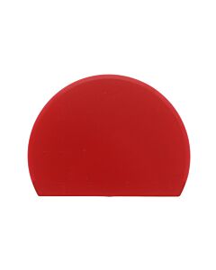 Gobel deegschraper flexibel 16 x 12 cm kunststof rood