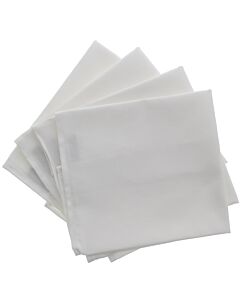 De Witte Lietaer servetten 50 x 50 cm katoen white 4 stuks