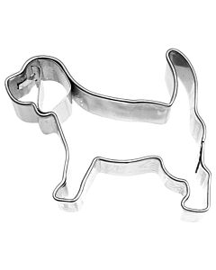 Birkmann uitsteekvorm Beagle hond 5 cm rvs