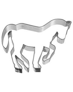 Birkmann uitsteekvorm paard in draf 11 cm rvs