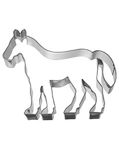 Birkmann uitsteekvorm staand paard 11 cm rvs