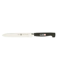Zwilling Four Star worst- / tomatenmes 13 cm messenstaal