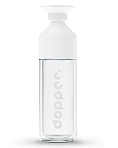 Dopper Glass Insulated drinkfles 450 ml glas transparant