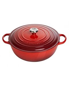 Le Creuset wok-braadpan ø 28 cm gietijzer kersrood