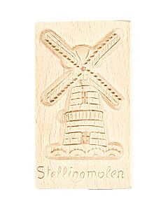 Oldenhof speculaasplank Stellingmolen 15 x 8,5 x 2 cm hout