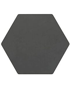 Epicurean Hexagon serveerplank 23 x 20,5 cm papiercomposiet zwart