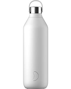 Chilly's Bottle waterfles 1000 ml rvs Arctic White