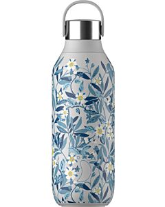 Chilly's Bottle x Liberty blossom waterfles 500 ml rvs grijs