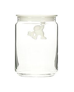 Alessi Gianni a little man holding on tight voorraadbus 900 ml wit