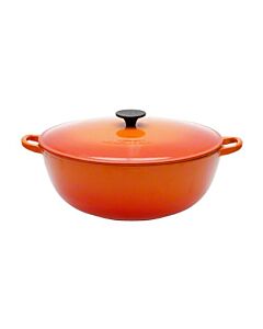 Le Creuset wok-braadpan 4,1 liter ø 26 cm gietijzer vulcanique