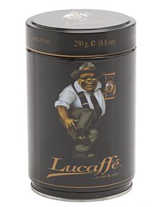 Lucaffé Mr. Exclusive 100% Arabica blik gemalen koffie 250 gram