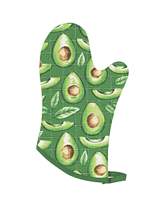 Now Designs Avocados ovenwant 30 x 13 cm katoen groen