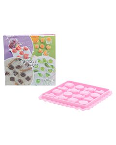 Silikomart Easy Candy BonBon bakvorm 16 cm silicone roze 2-delig