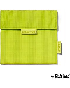 by Roll'eat Snack'n'Go Active herbruikbare Snack Bag 18 x 18 cm polyester Lime