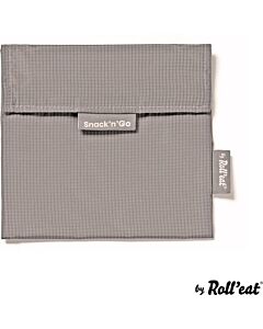 by Roll'eat Snack'n'Go Active herbruikbare Snack Bag 18 x 18 cm polyester Gray