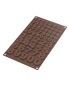 Silikomart Choco 123 vorm 30 cm silicone bruin