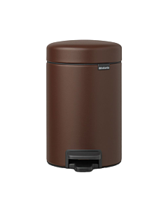 Brabantia Newicon pedaalemmer 3 liter Mineral Cosy Brown