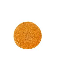 Oldenhof Jackfruit dessertbord ø 23,5 cm aardewerk oranje