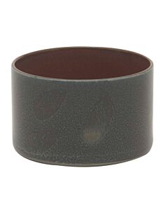 Serax Terres de Rêves beker cilindervorm 150 ml ø 7,5 cm stoneware donkerblauw-rust