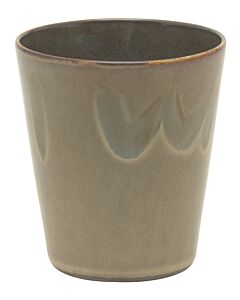 Serax Terres de Rêves beker conisch 250 ml ø 8,5 cm stoneware misty grey