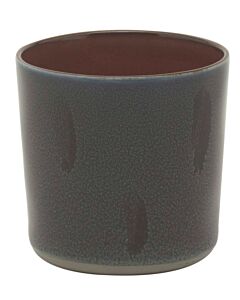 Serax Terres de Rêves beker cilinder 250 ml ø 7,5 cm stoneware donkerblauw-rust