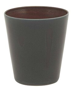 Serax Terres de Rêves beker conisch 340 ml ø 8,5 cm stoneware darkblue-rust