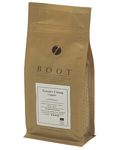 Boot Koffie Sumatra Umang Organic Espresso 250 gram