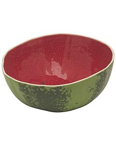 Bordallo watermeloen schaal ø 28 cm aardewerk groen