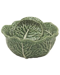 Bordallo koolblad pot met deksel 400 ml aardewerk groen