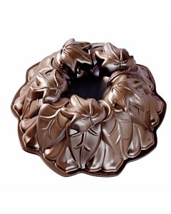 Nordic Ware Harvest Leaves Bundt tulbandvorm herfstbladeren ø 24,7 cm aluminium bronskleurig