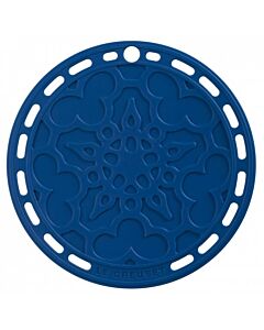 Le Creuset pannenonderzetter ø 20 cm silicone Marseilleblauw