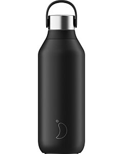 Chilly's Bottle waterfles 500 ml rvs Abyss Black