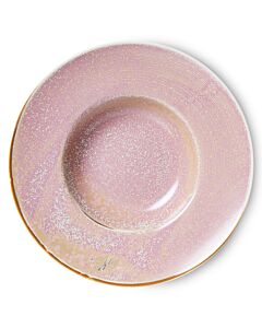 HK Living Chef Ceramics ACE7135 pastabord ø 28,5 cm aardewerk Rustic Pink 