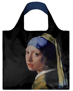 Loqi Museum Collection - Girl with a Pearl Earring opvouwbaar tasje polyester