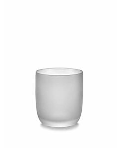 Serax Base glas 330 ml ø 8 cm h 9 cm glas frosted wit