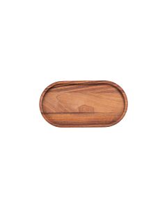 Bowls and Dishes Pure Walnut Wood serveertray ovaal 22 cm