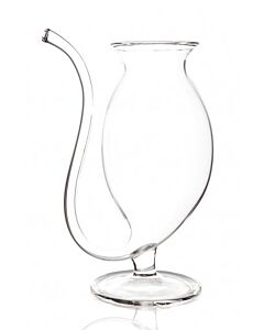 100% Chef Cat Cup glas op voet met tuit 8 cm 350 ml glas