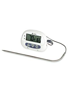 CDN digitale thermometer met sonde kunststof wit