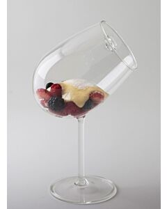 100% Chef Chardonnay scheef wijnglas met oor 325 ml glas