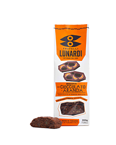 Lunardi Cantucci chocolade met sinaasappel 200 gram