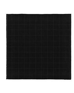 Oldenhof Block handdoek 50 x 55 cm katoen zwart