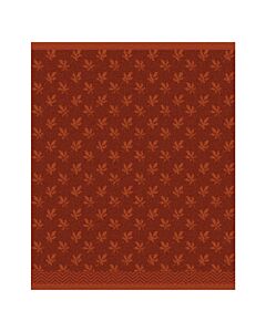 Oldenhof Petals handdoek 50 x 55 cm katoen rood