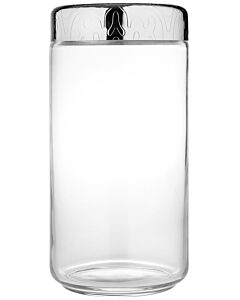 Alessi Dressed voorraadpot 1,5 liter rvs glas