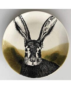 Duro Hunting Hare dessertbord 24 cm aardewerk