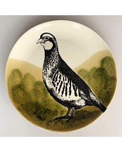 Duro Hunting Partridge bord 30 cm aardewerk