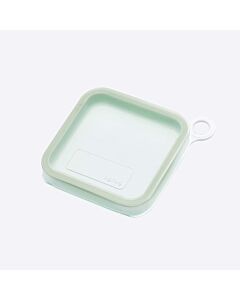 Lékué herbruikbare sandwichbox silicone transparant/groen